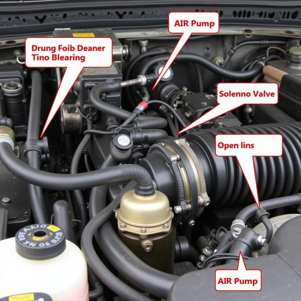 Inspecting the Air Injection System on an 08 Chevy Trailblazer