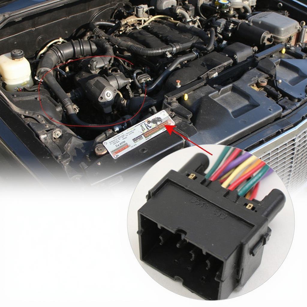 1987 Buick Grand National GNX ALCL Connector Location