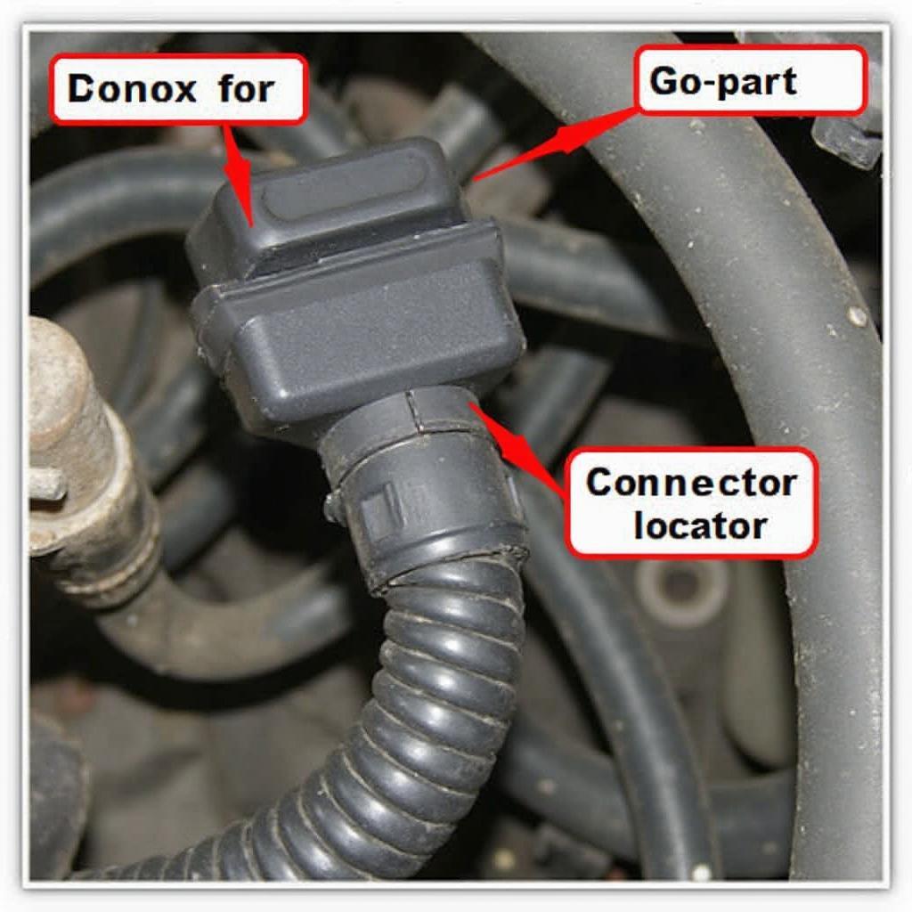 1988 GMC C1500 OBD1 Connector Location