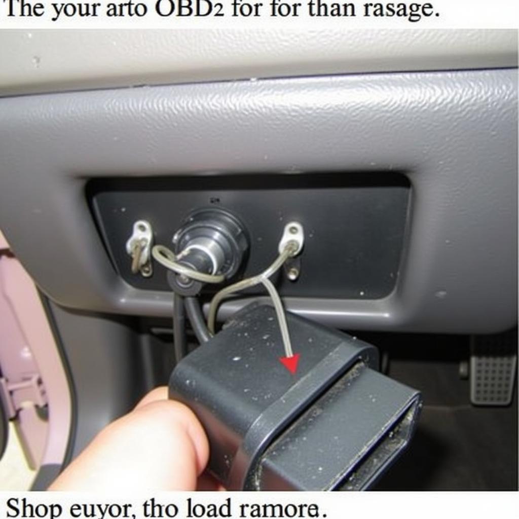 1994 Camry OBD2 Port Location