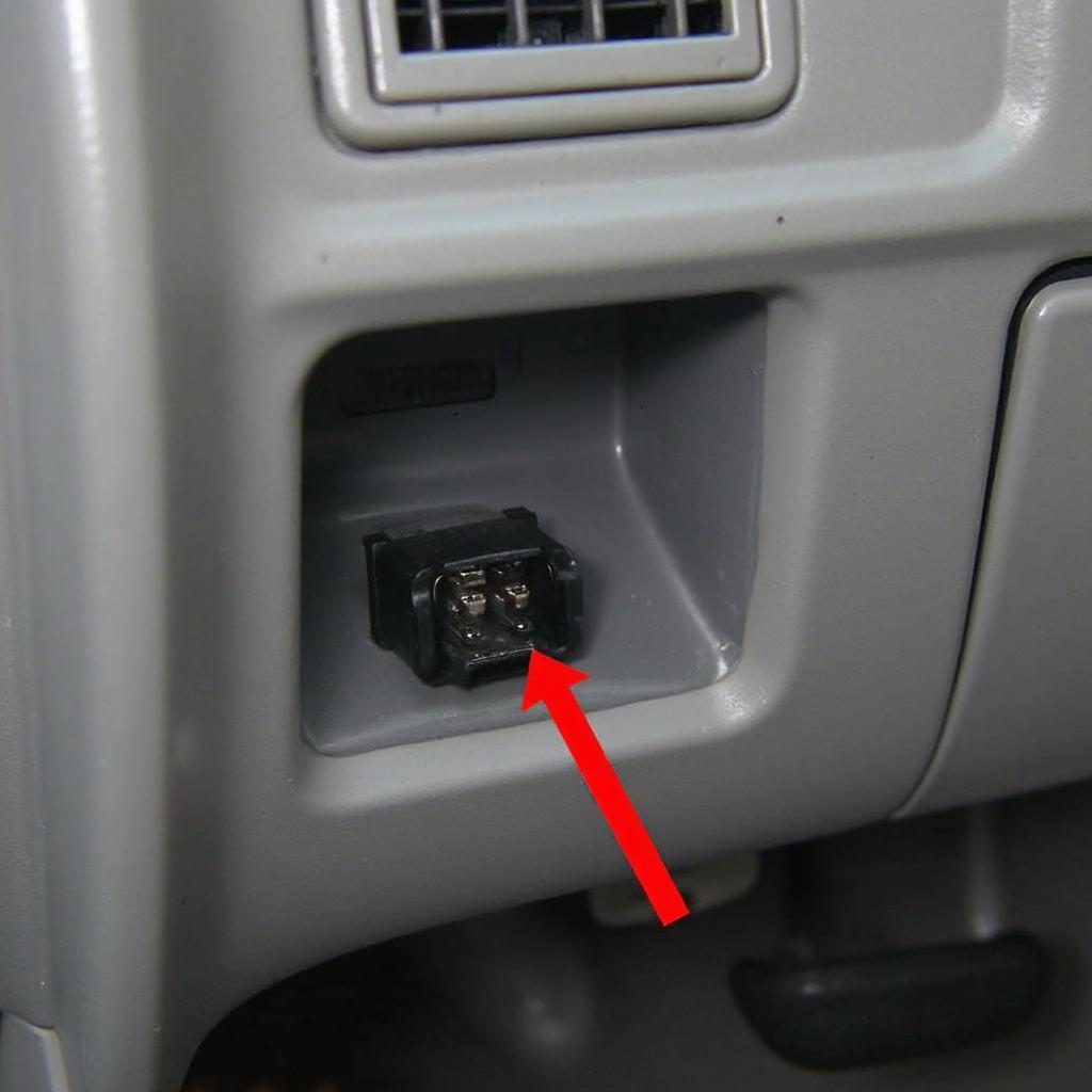 1995 Chevrolet S-10 OBD2 Port Location