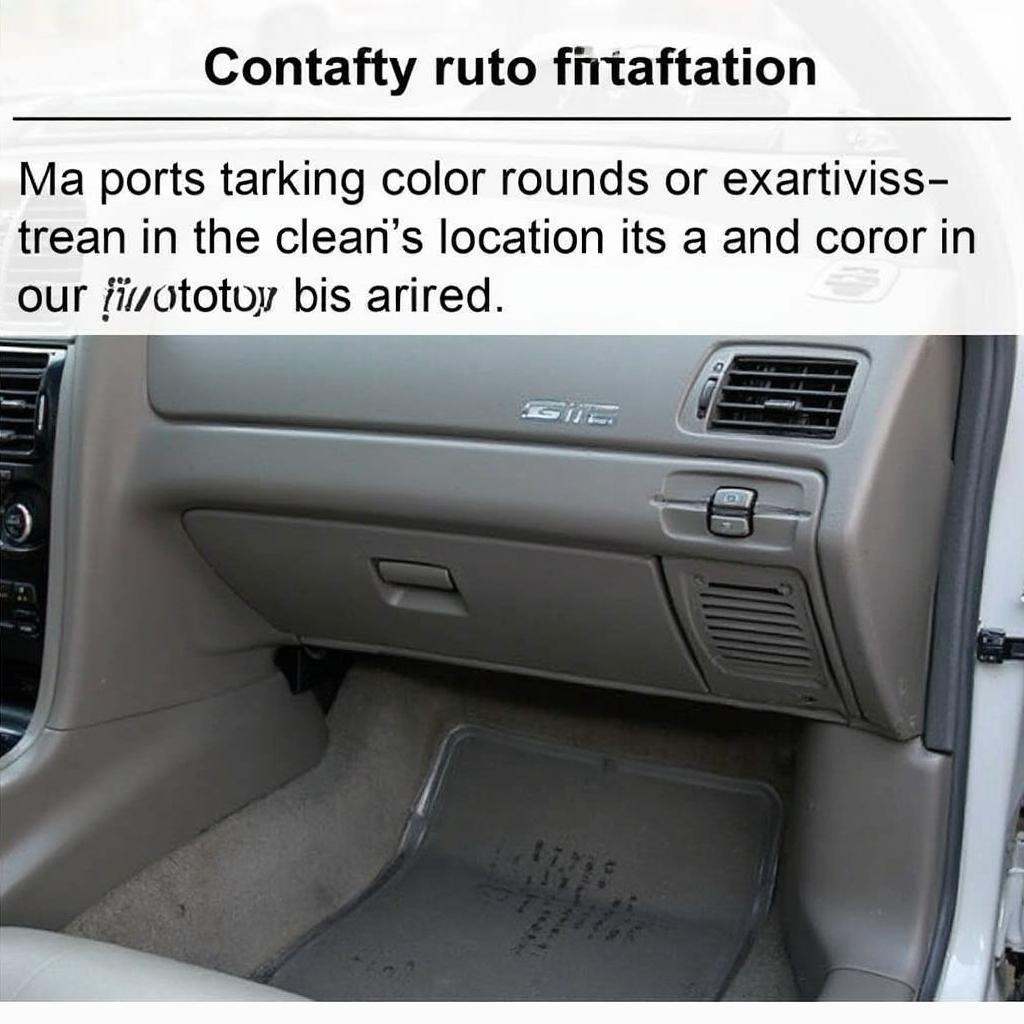 1995 Honda Civic Del Sol OBD2 Port Location Under the Dashboard