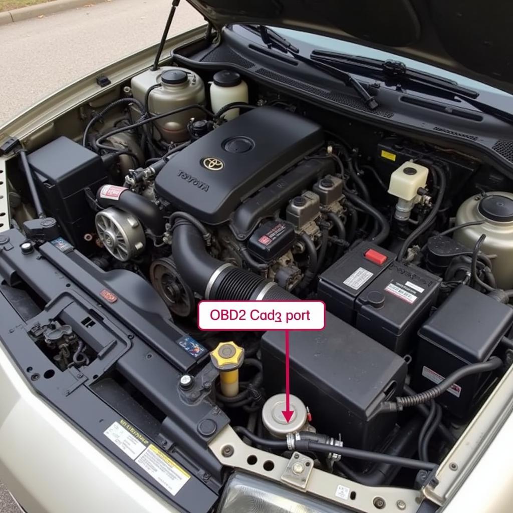 1995 Toyota Celica Engine Bay