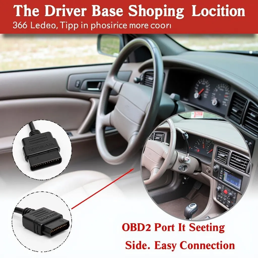 OBD2 port location in a 1996 Impala SS