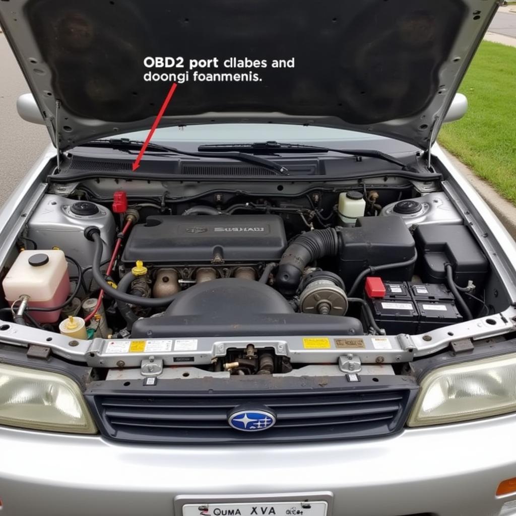 1996 Subaru Legacy Engine Bay