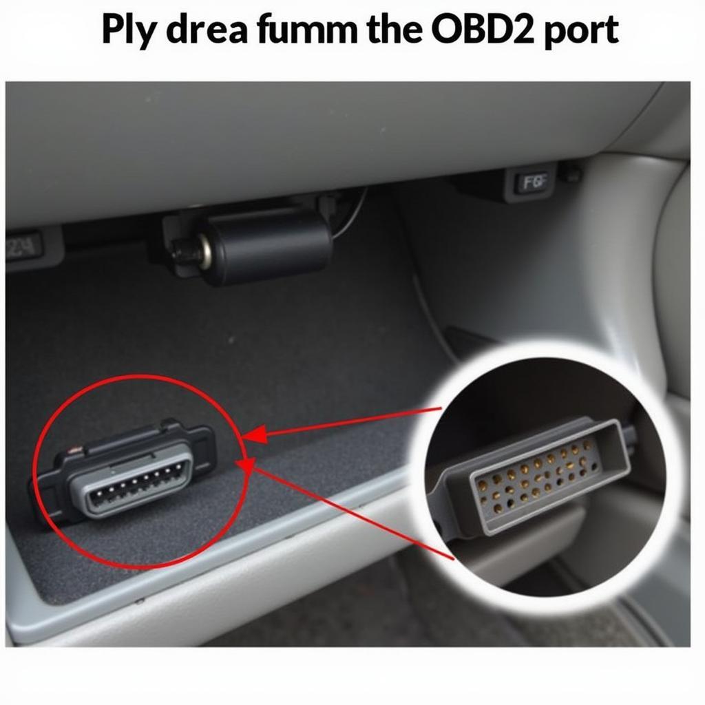 1996 Toyota Camry OBD2 Port Location