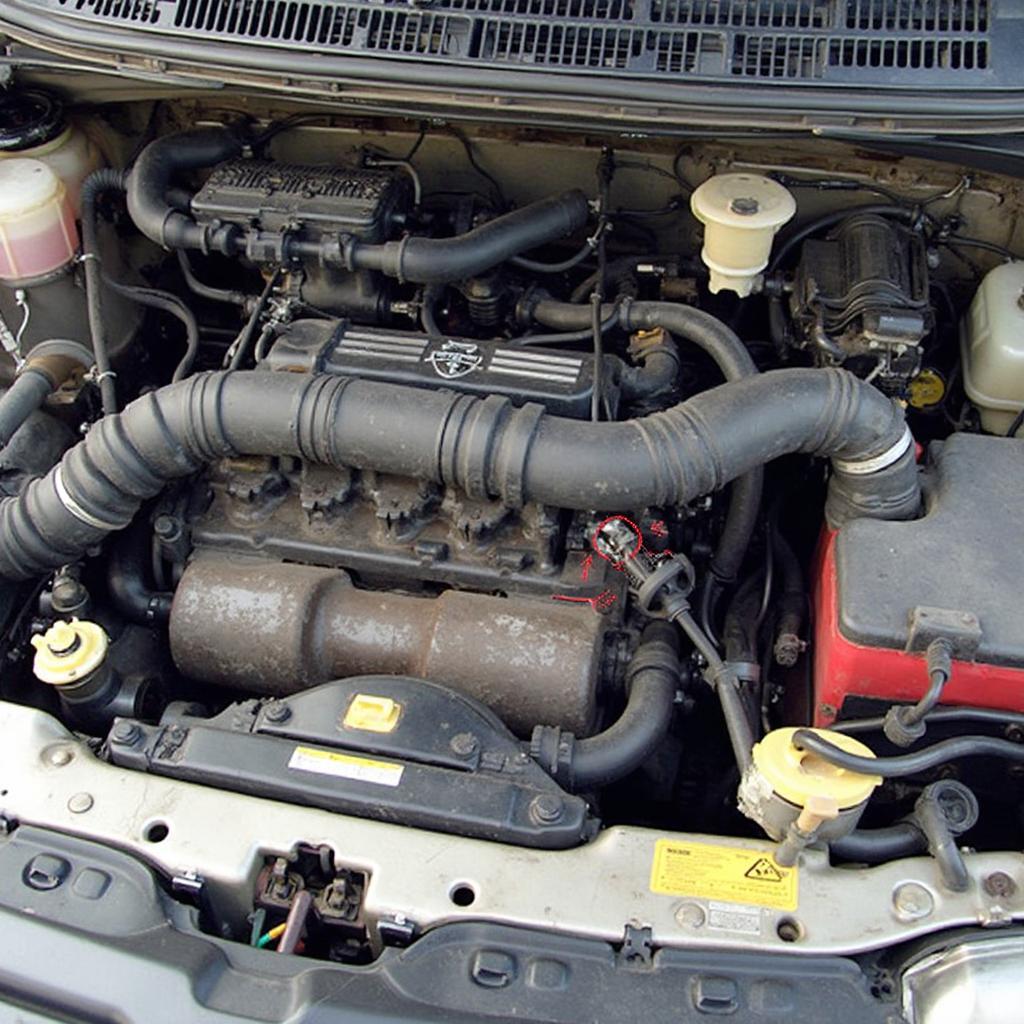 1997 Dodge Grand Caravan Engine Bay