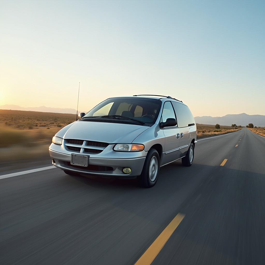 1997 Dodge Grand Caravan Driving on Open Road