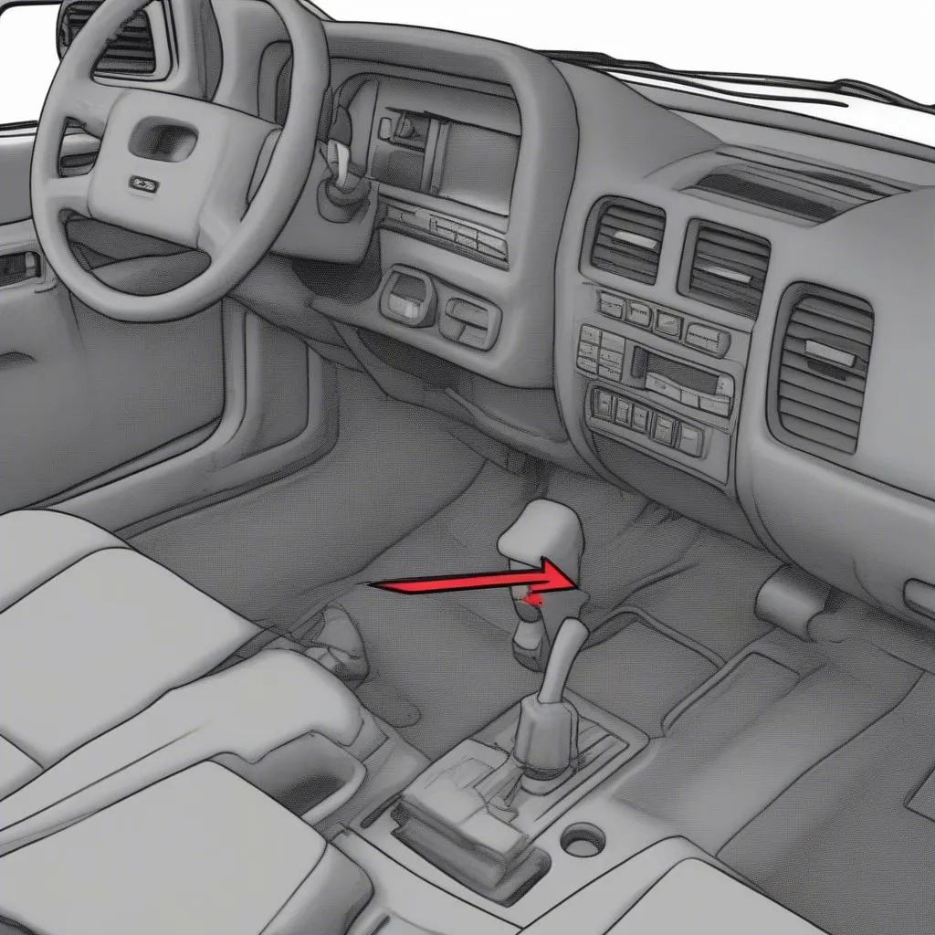 1997 Ford Ranger OBD2 Port Location