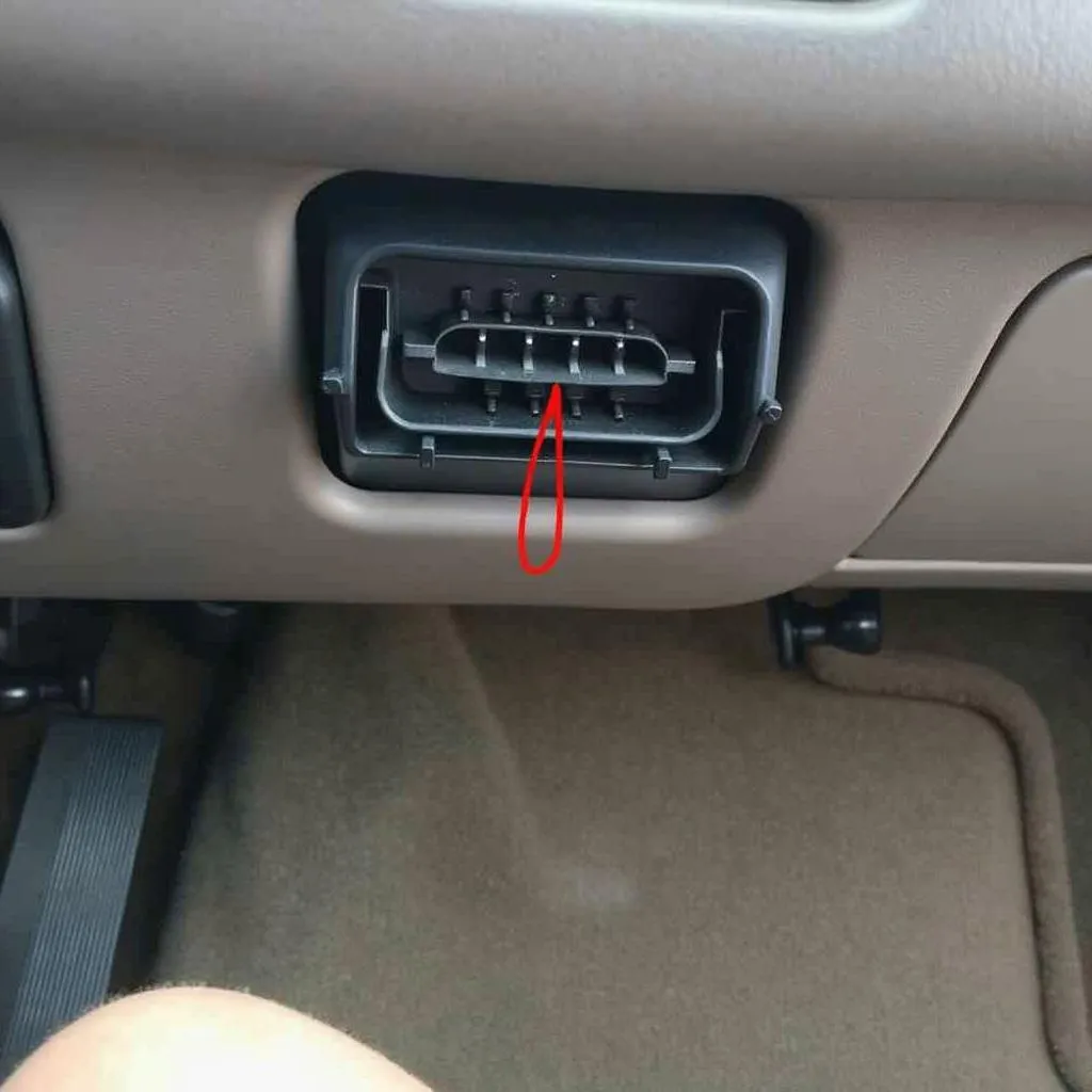 1997 Powerstroke OBD2 Port Location