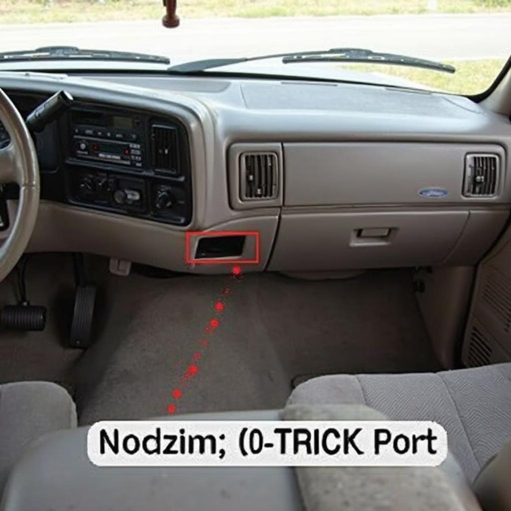 1997 Powerstroke OBD2 Port Location