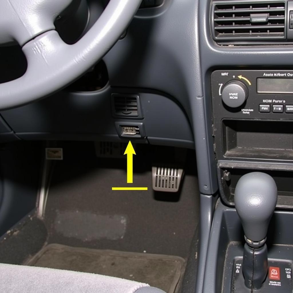 1998 Acura Integra OBD2 Location