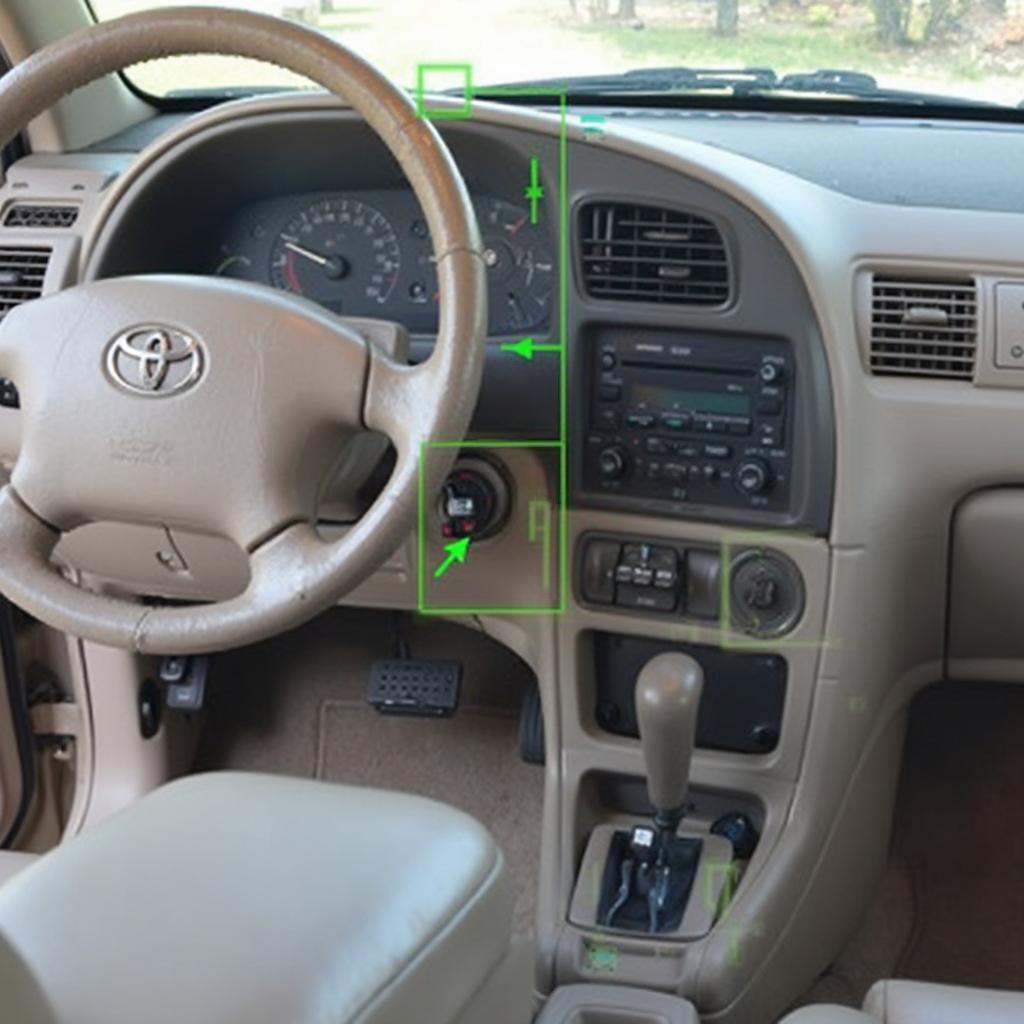 OBD2 Port Location on a 1998 Toyota Sienna