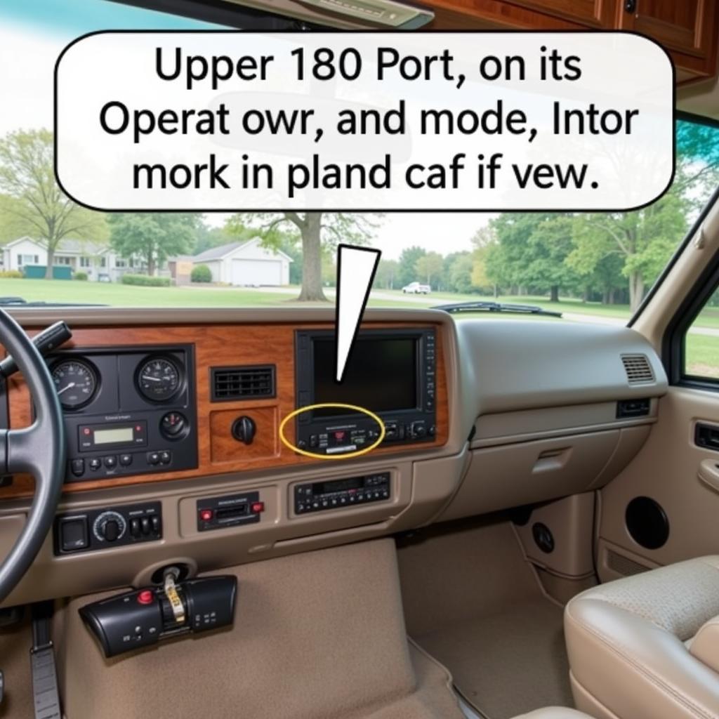 OBD2 Port Location in 1998 Winnebago Chieftain