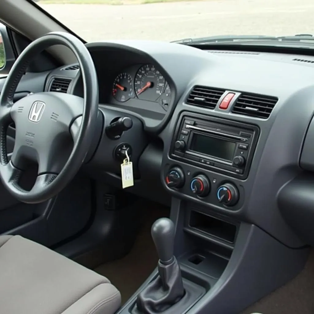 1999 Honda CRV Dashboard View