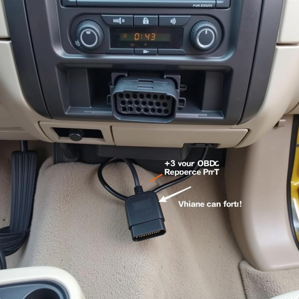 OBD2 Port Location in a 2000 Toyota 4Runner