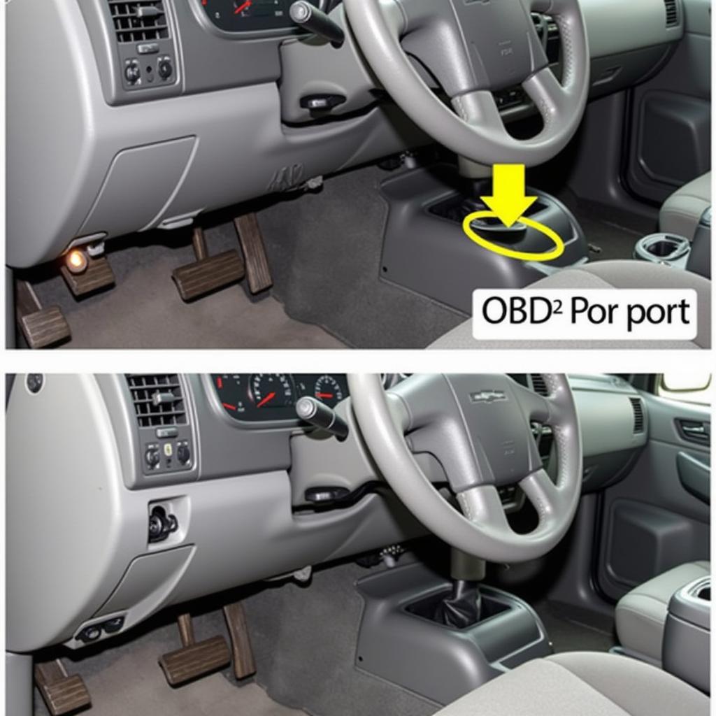 OBD2 Port Location in 2000 Chevy S10