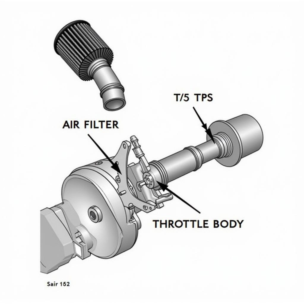 Air Intake and Sensors in a 2000 Dodge Ram 1500