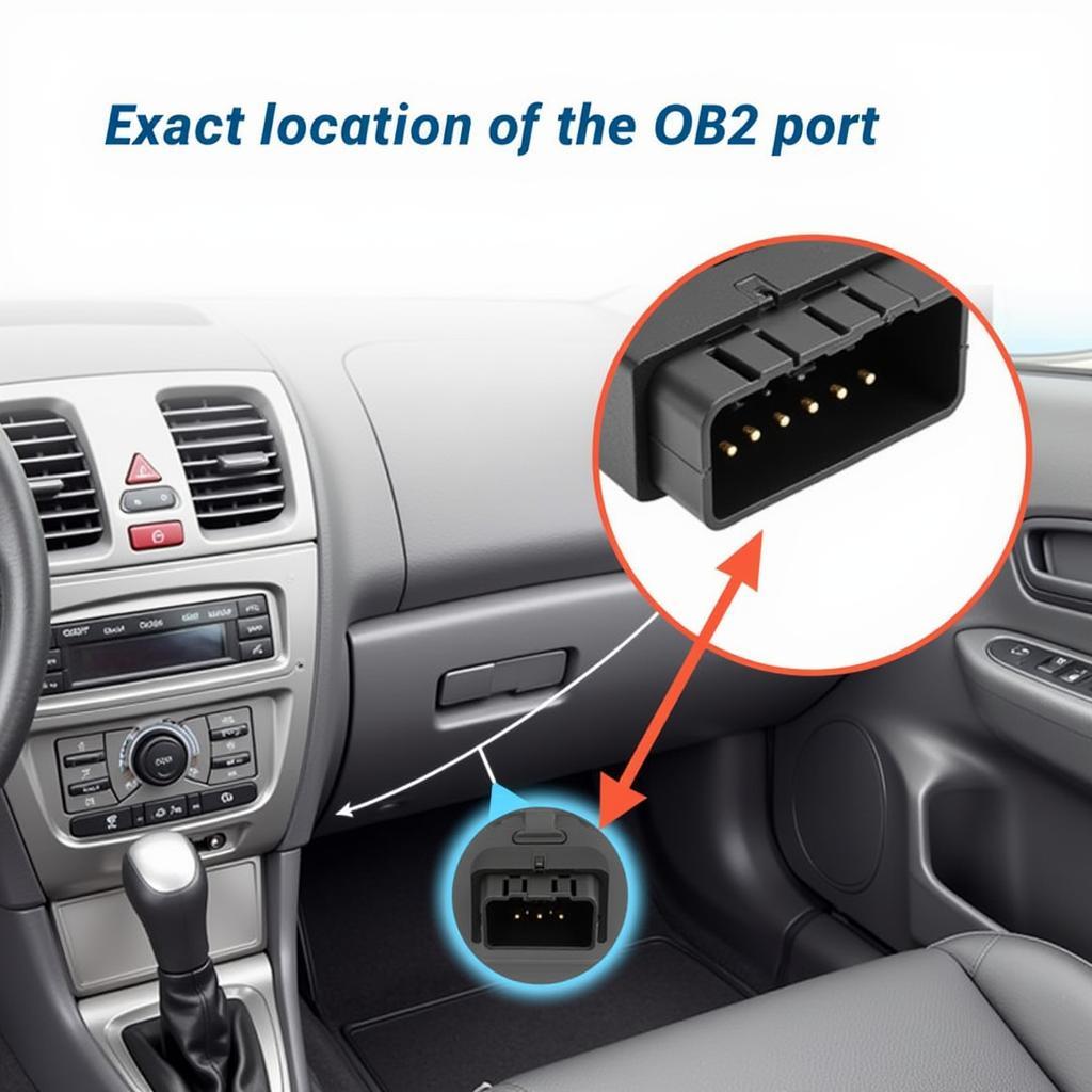 2000 Honda Insight OBD2 Port Location