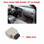 2000 Subaru Outback Limited Wagon OBD2 Port Location