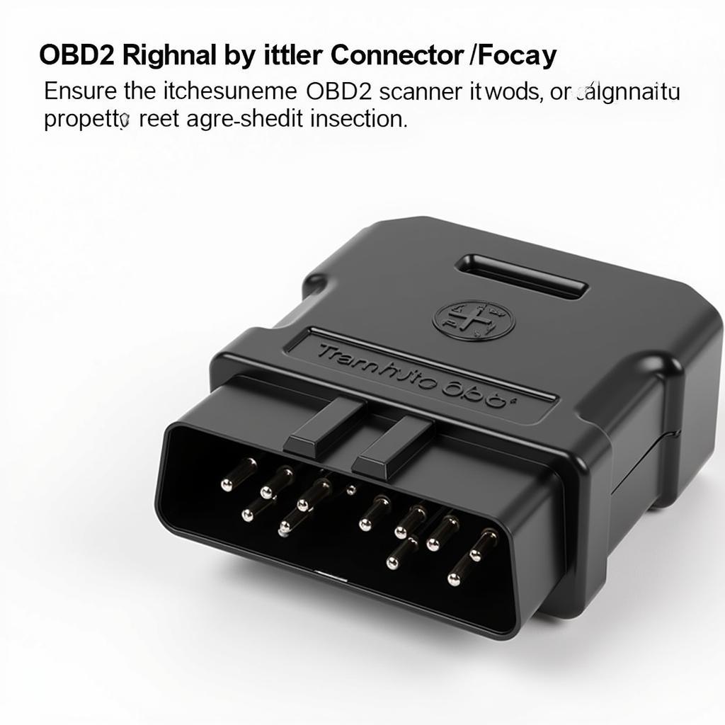 Close-Up of OBD2 Connector