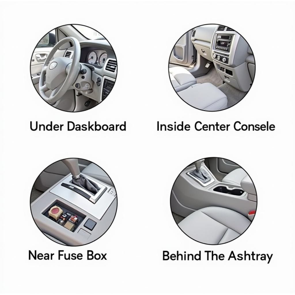 2002 Car OBD2 Port Location