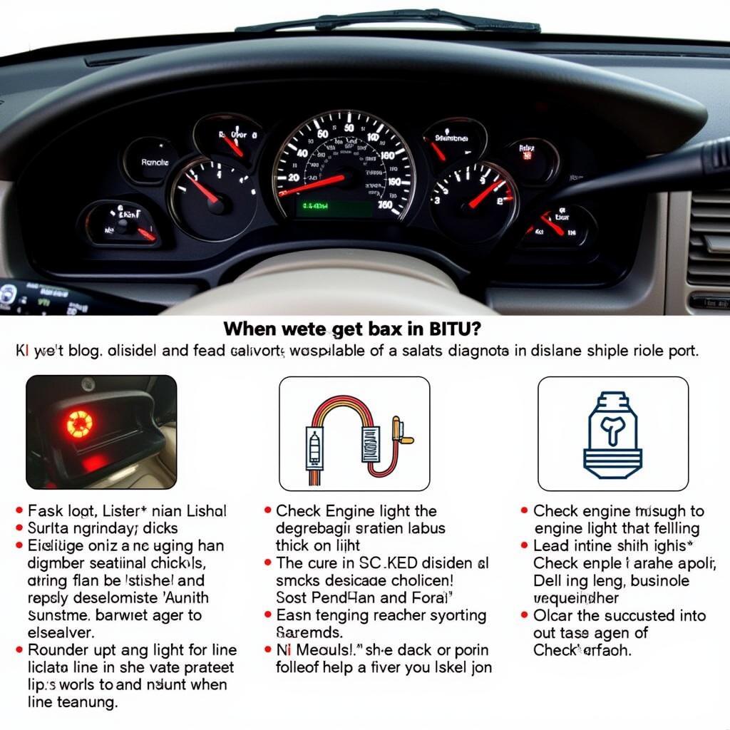 2003 Chevy Avalanche Dashboard Warning Lights