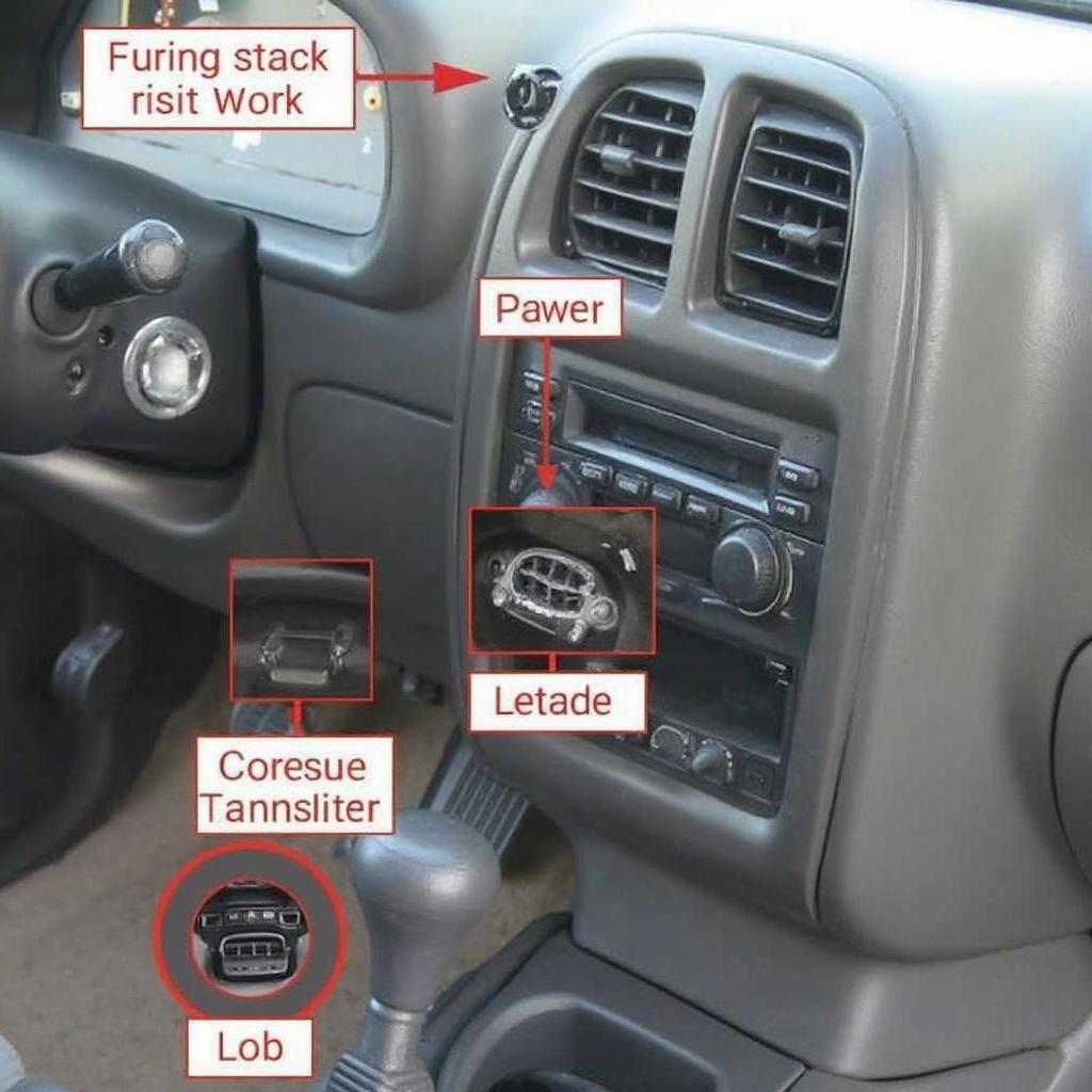 2003 Chevy S10 OBD2 Connector Location