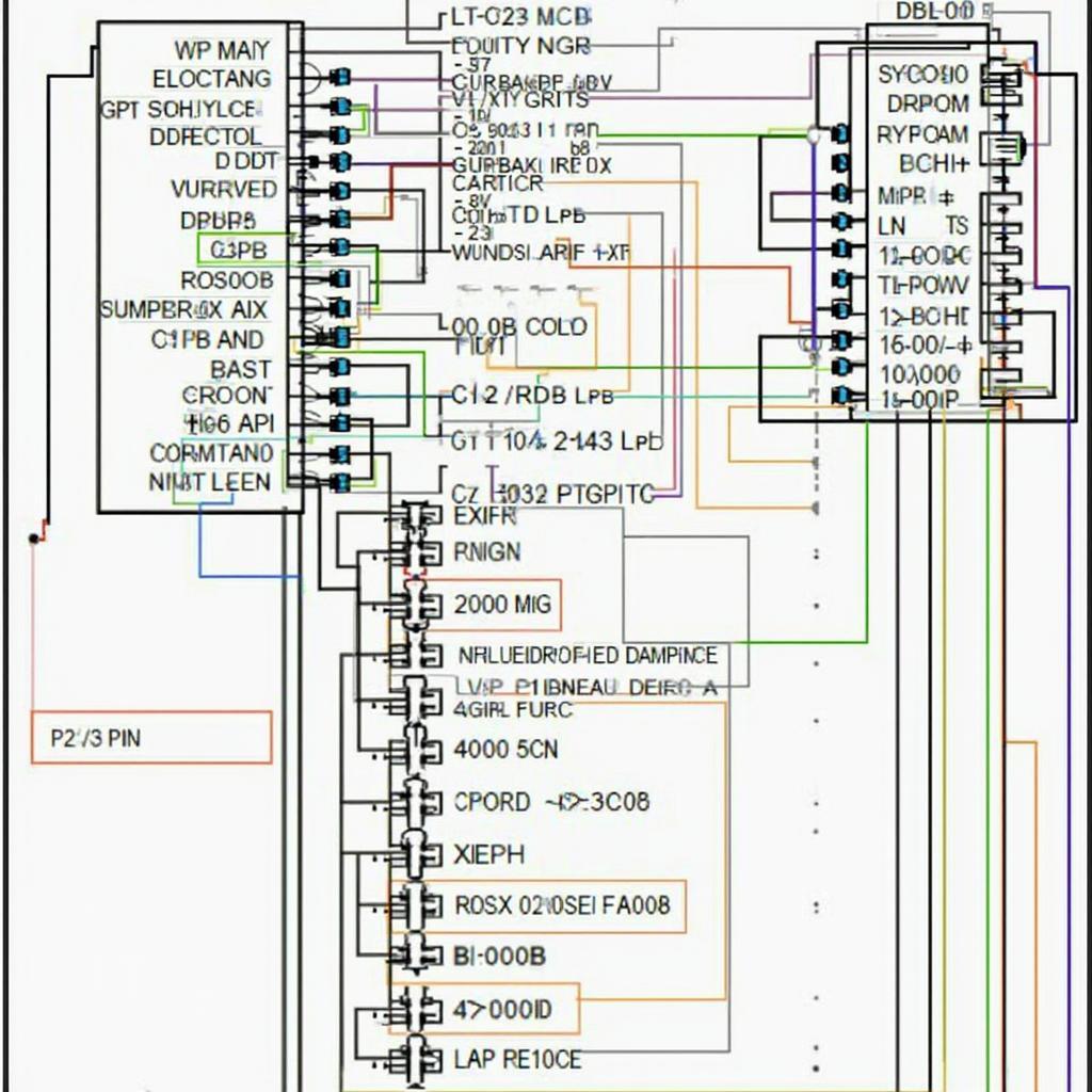 Detailed 2003 Silverado OBD2 Wiring Diagram with Pin Descriptions