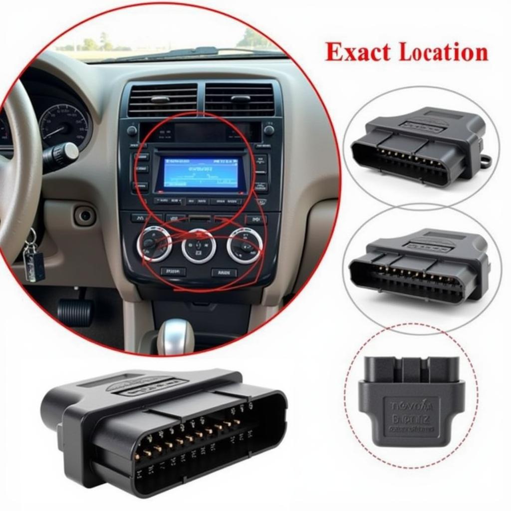 2003 Toyota Matrix OBD2 Port Location