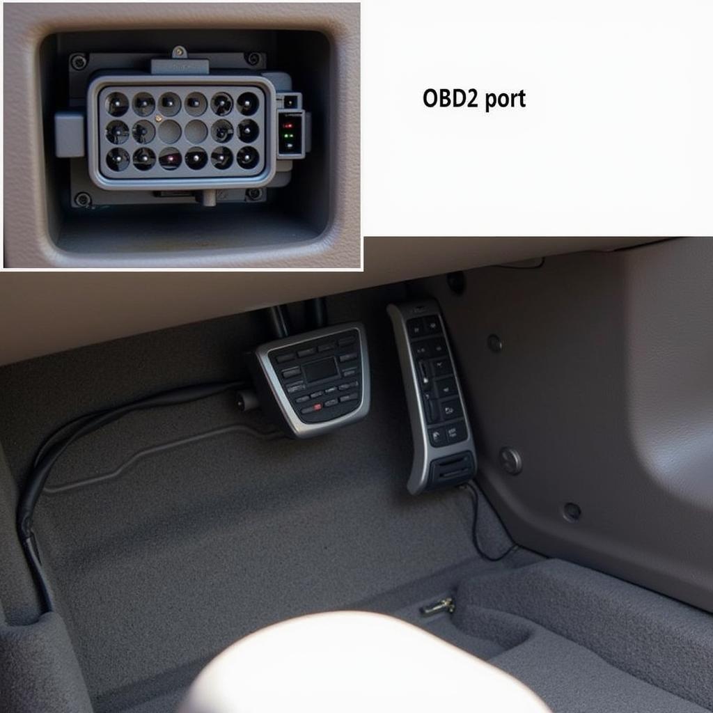 2004 Audi A4 OBD2 Port Location