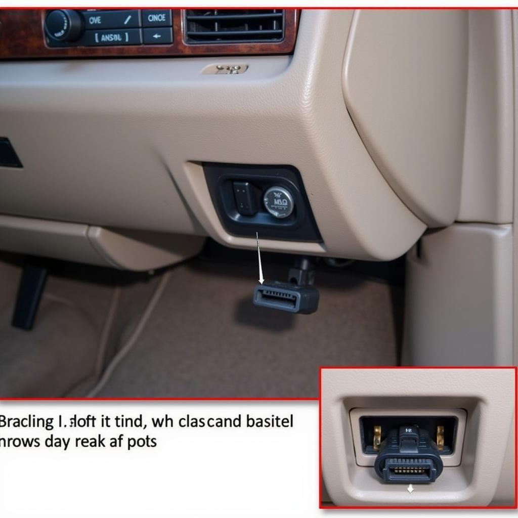 2004 Cadillac Escalade OBD2 Port Location