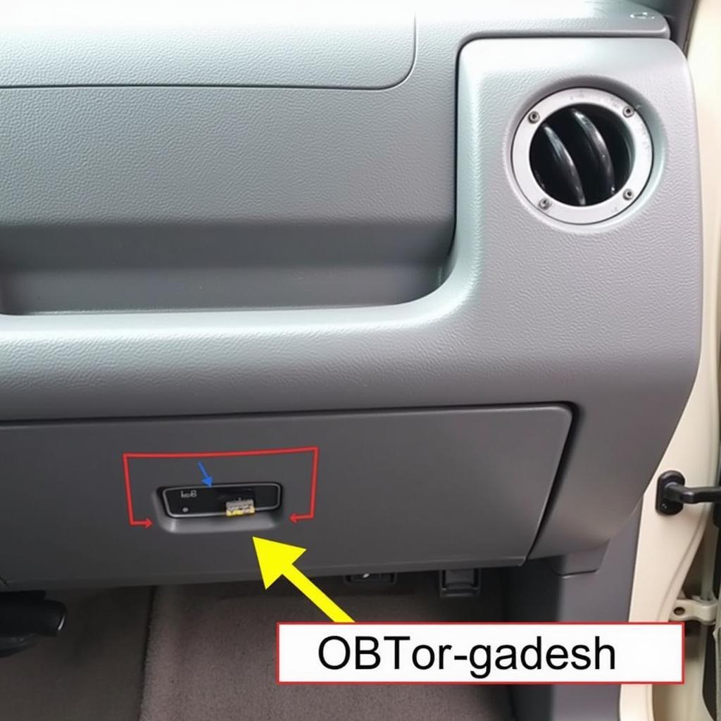 2005 F150 OBD2 Port Location