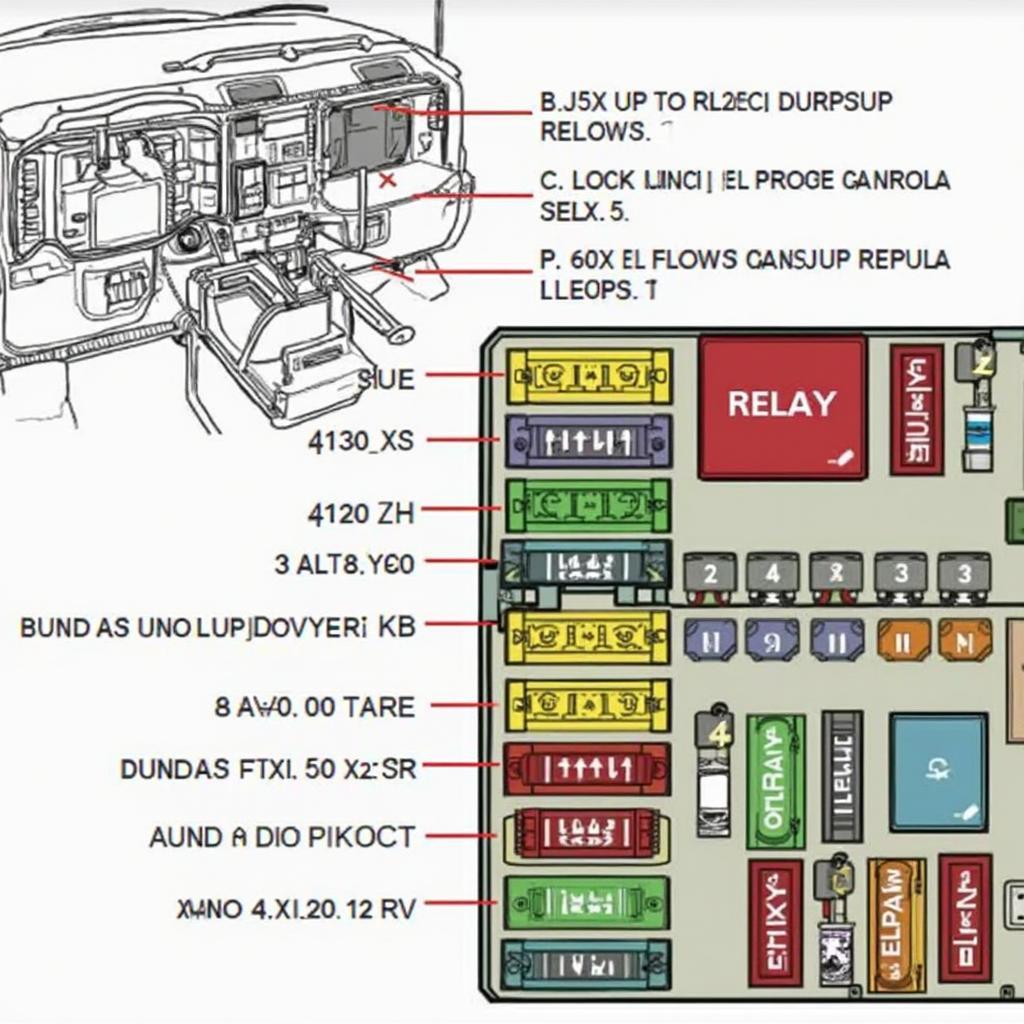 2005 Ford E350 Fuse Box Location