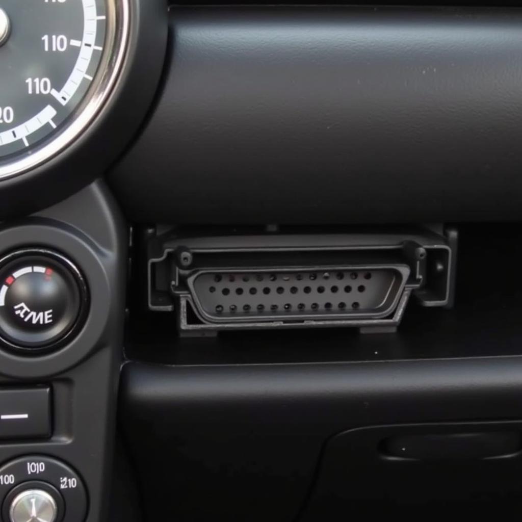 OBD2 Port Location in a 2005 Mini Cooper