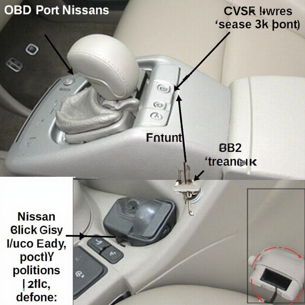 2005 Nissan Murano OBD2 Port Location