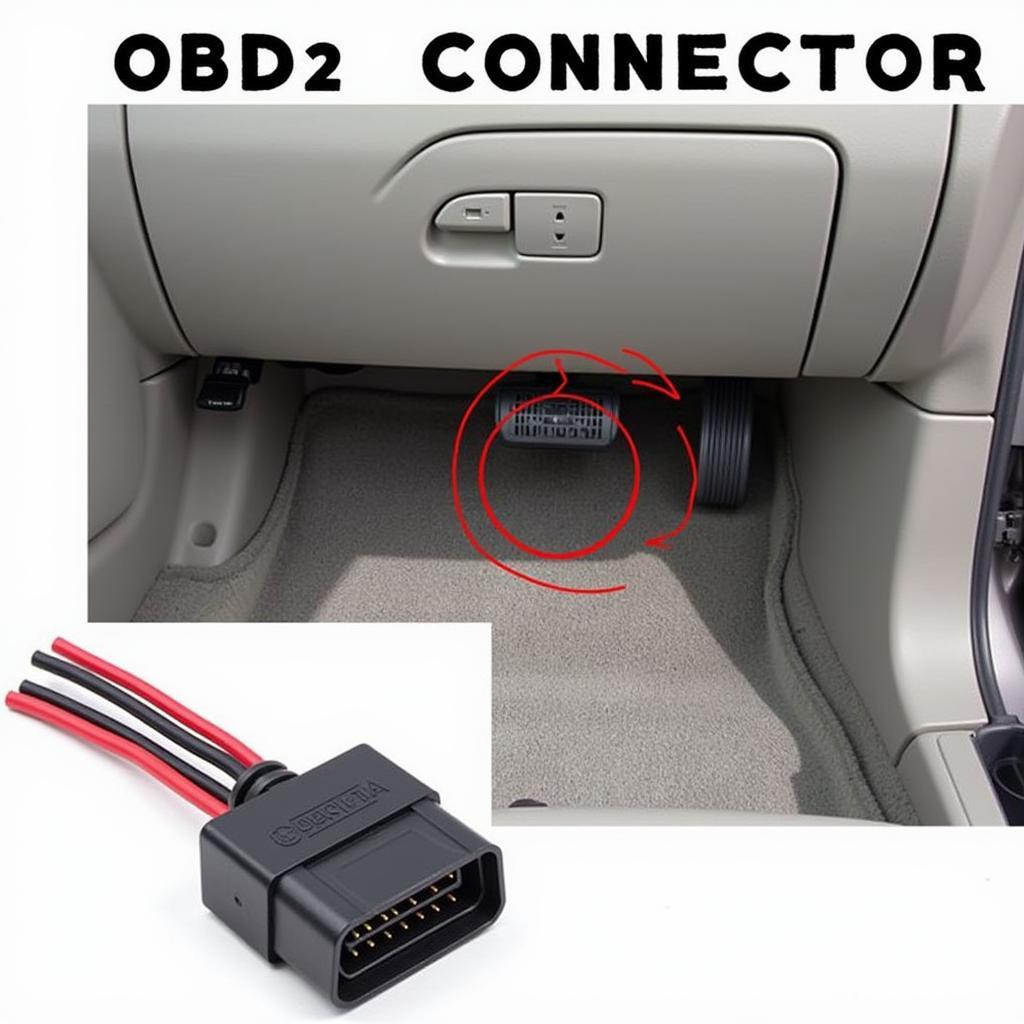 2005 Prius OBD2 Connector Location