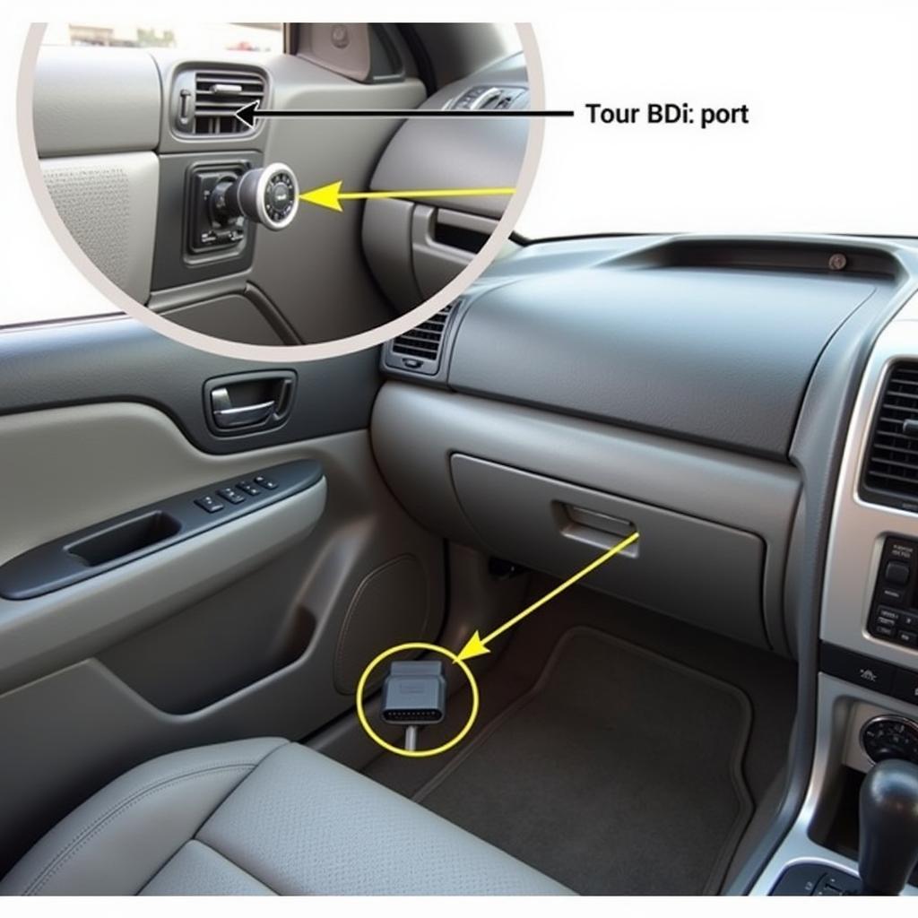 2006 Mercury Mariner OBD2 Port Location