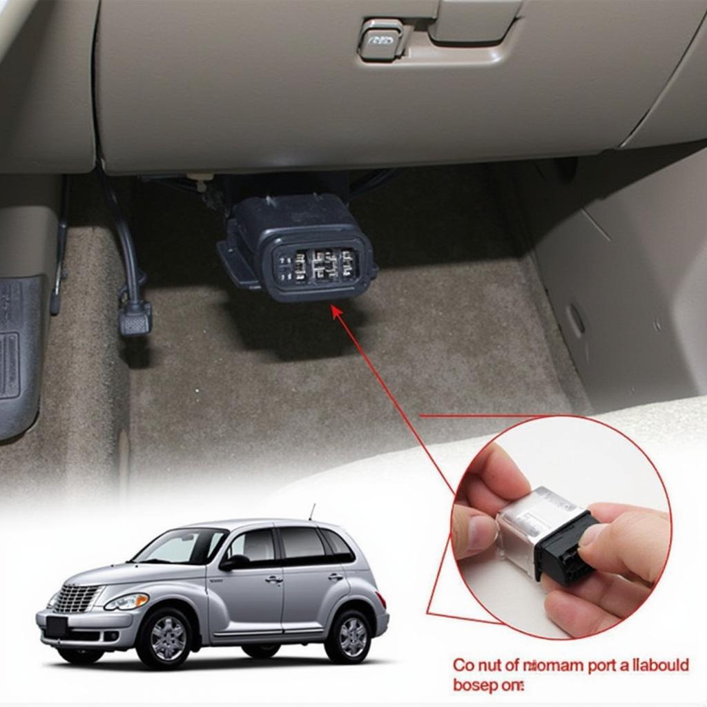 2006 PT Cruiser OBD2 Port Location