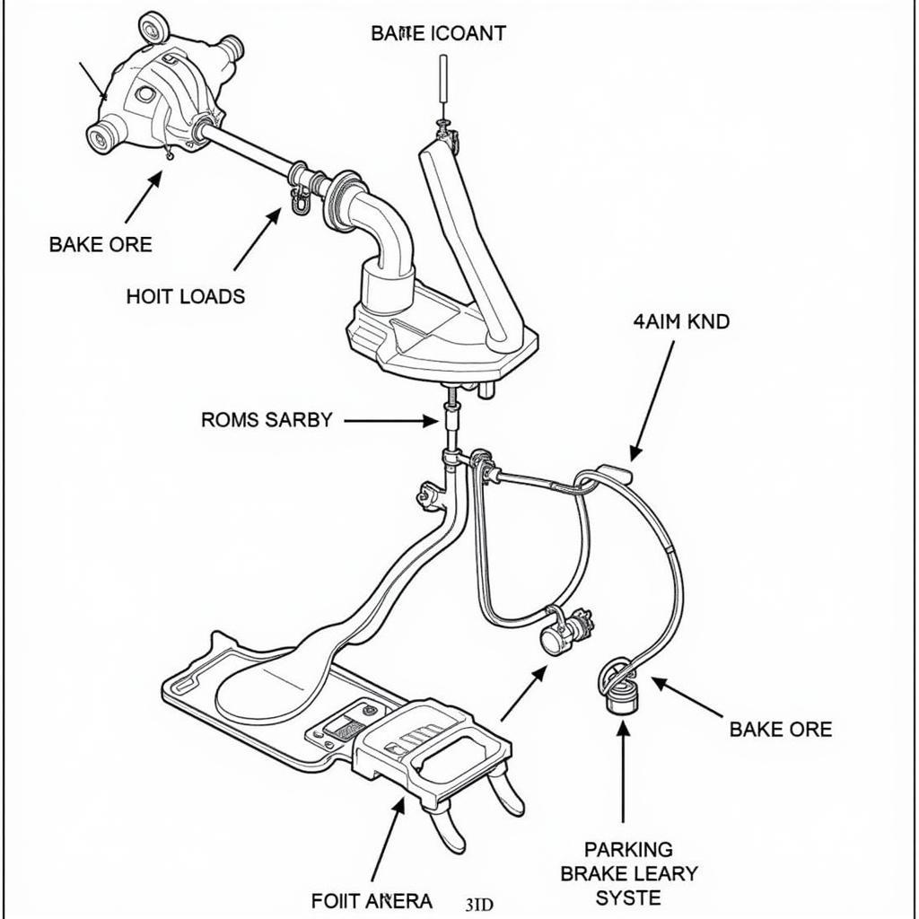 2006 Scion tC Parking Brake System Diagram