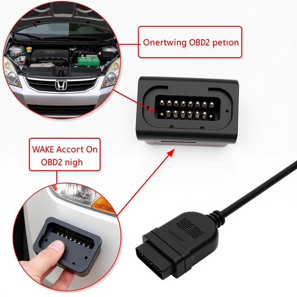 Location of the OBD2 Port in a 2007 Honda Accord V6