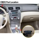 2007 Nissan Altima OBD2 Port Location