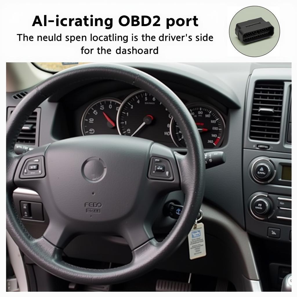 2008 Aprio OBD2 Connector Location Under Dashboard