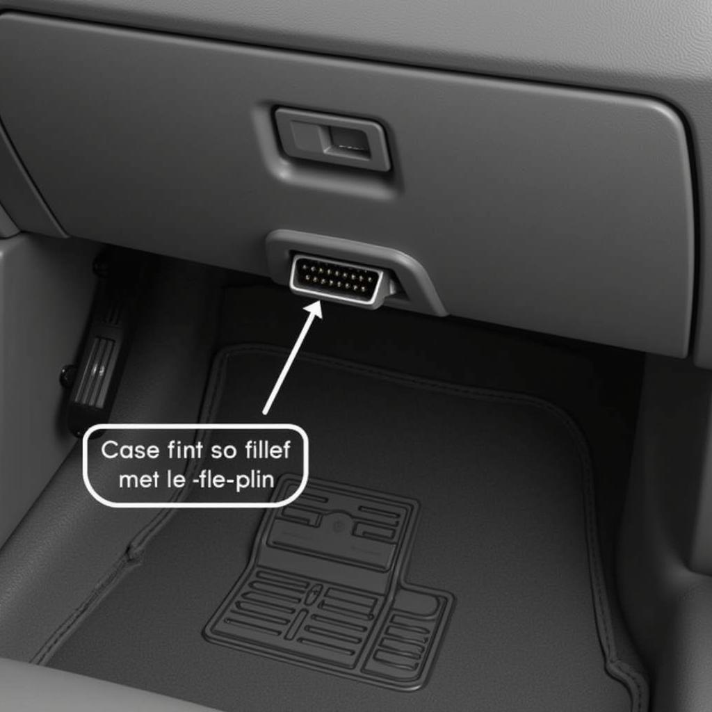 2008 F150 OBD2 Port Location