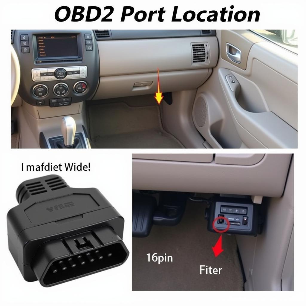 2008 Honda Ridgeline OBD2 Port Location