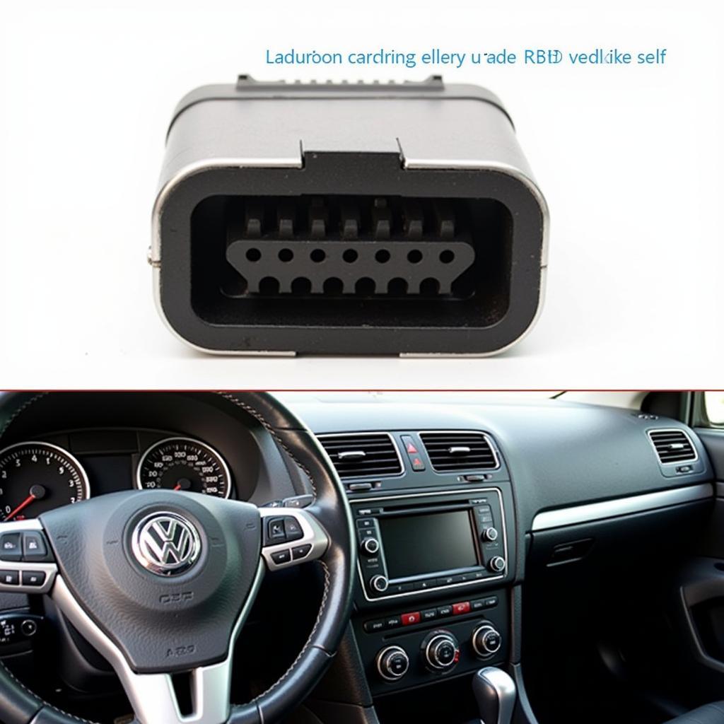 2008 VW GTI OBD2 port location