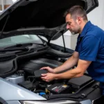 Inspecting the Engine Bay of a 2011 328i