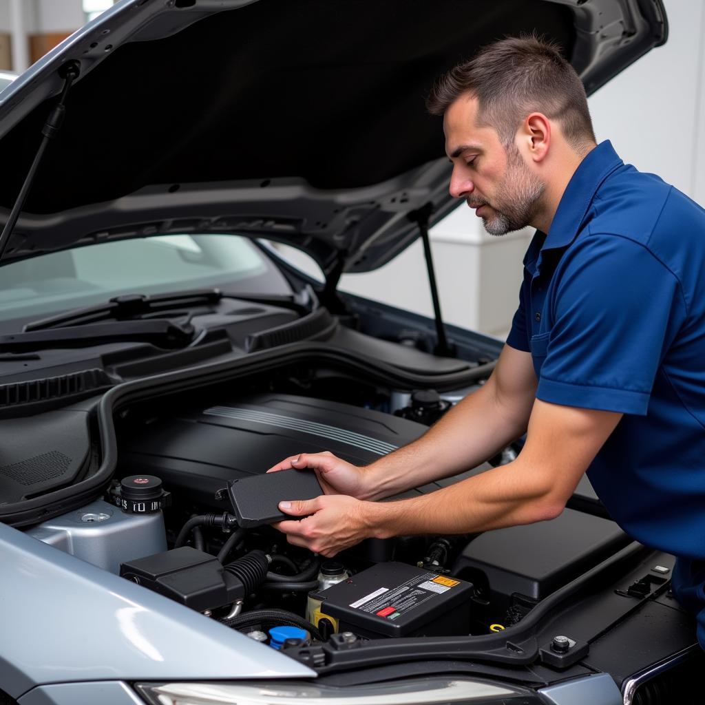 Inspecting the Engine Bay of a 2011 328i