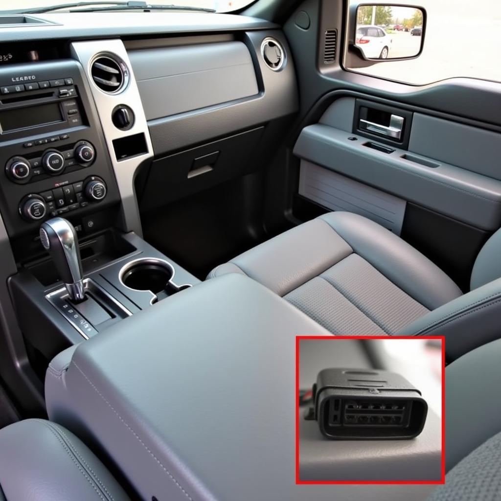 OBD2 Port Location in a 2011 Ford F150