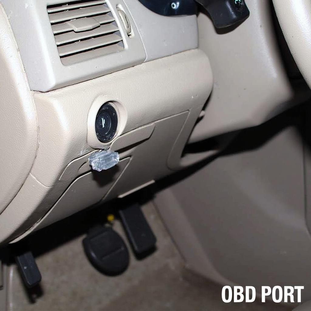 2012 Chevy Malibu OBD2 Port Location Under Dashboard